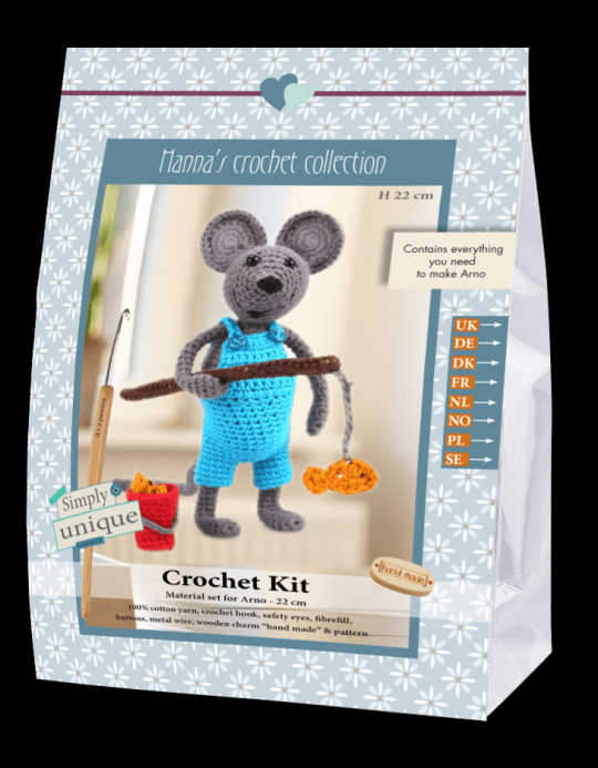 Hæklede figuerer - DIY sæt