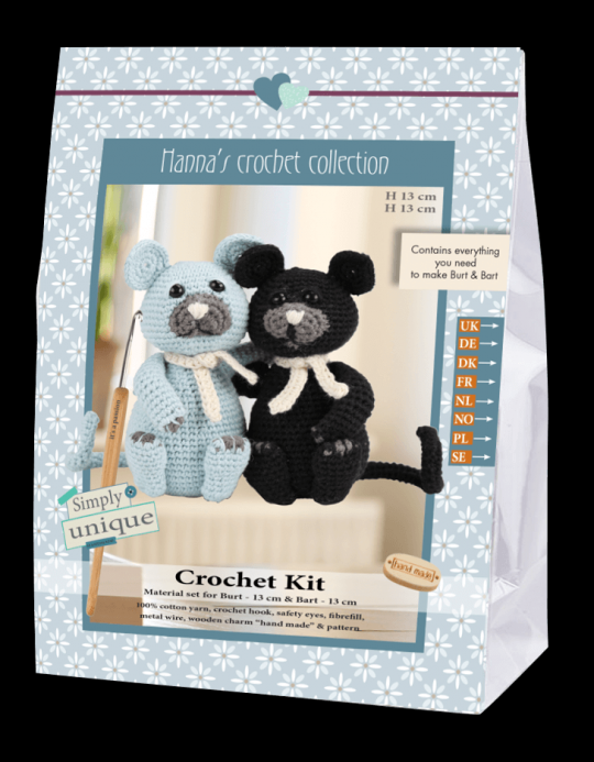 Hæklede figuerer - DIY sæt