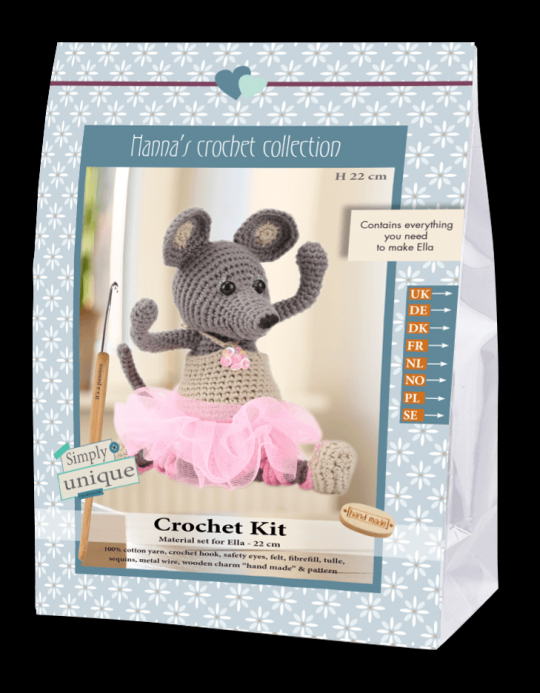 Hæklede figuerer - DIY sæt