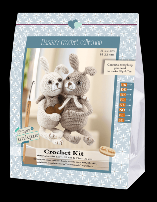 Hæklede figuerer - DIY sæt