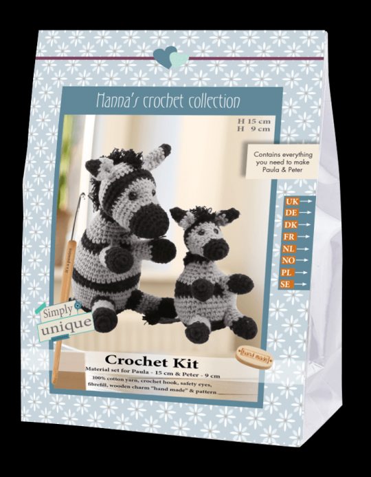 Hæklede figuerer - DIY sæt