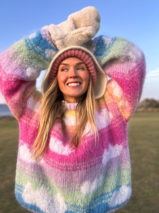 Sky High sweater - opskrift kit